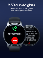 JR-FC1 Classic Series Smart Watch (Make/Answer Call) Dark Gray - Image 5