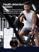 JR-FC1 Classic Series Smart Watch (Make/Answer Call) Dark Gray - Image 3