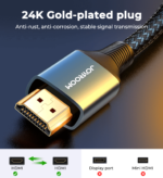SY-20H1 HDMI to HDMI cable (4K@60Hz) -2m-Gray - Image 6