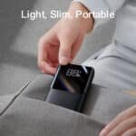 JR-QP191 22.5W Power Bank 10000mAh-Black With USB to Type.C 0.3m Cable-Black - Image 5