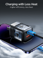 JR-TCF08UK Speed Series PD 30W Dual-Port (A+C) Charger-Black (UK) - Image 5