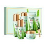 BIOAOUA Aloe Soothing and Moisturizing Beauty Six-piece Set 100g+130ml+100ml+40ml+20g+50g - Image 4