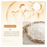 BIOAOUA Rice Pulp Skin-Nourishing and Moisturizing 6-Piece Set 100g + 120ml + 15ml + 120ml + 50g + 20g - Image 4