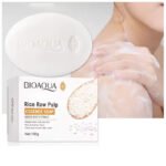 BIOAOUA Rice Pulp Soap with Foaming Net 100g