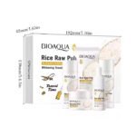 BIOAOUA Rice Pulp Whitening Travel 5-Piece Set 30g + 30ml + 30ml + 10ml + 15g - Image 2