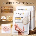 BIOAOUA Rice Pulp Whitening and Nourishing Hand Mask 35ml/pair - Image 6