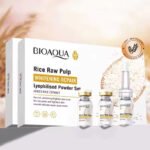 BIOAOUA Rice Pulp Whitening and Repairing Freeze-Dried Powder Set 50mg x 6 blister packs + 3ml x 6 blister packs