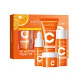 SADOER 5-in-1 Vitamin C Brightening & Moisturizing Travel Set 30g + 30ml + 10ml + 15g