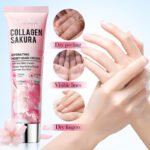 SADOER Cherry Blossom Collagen Moisturizing Hand Cream 60g - Image 3