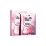 SADOER Cherry Blossom Collagen Moisturizing and Nourishing Facial Mask 25g x 10pcs - Image 5