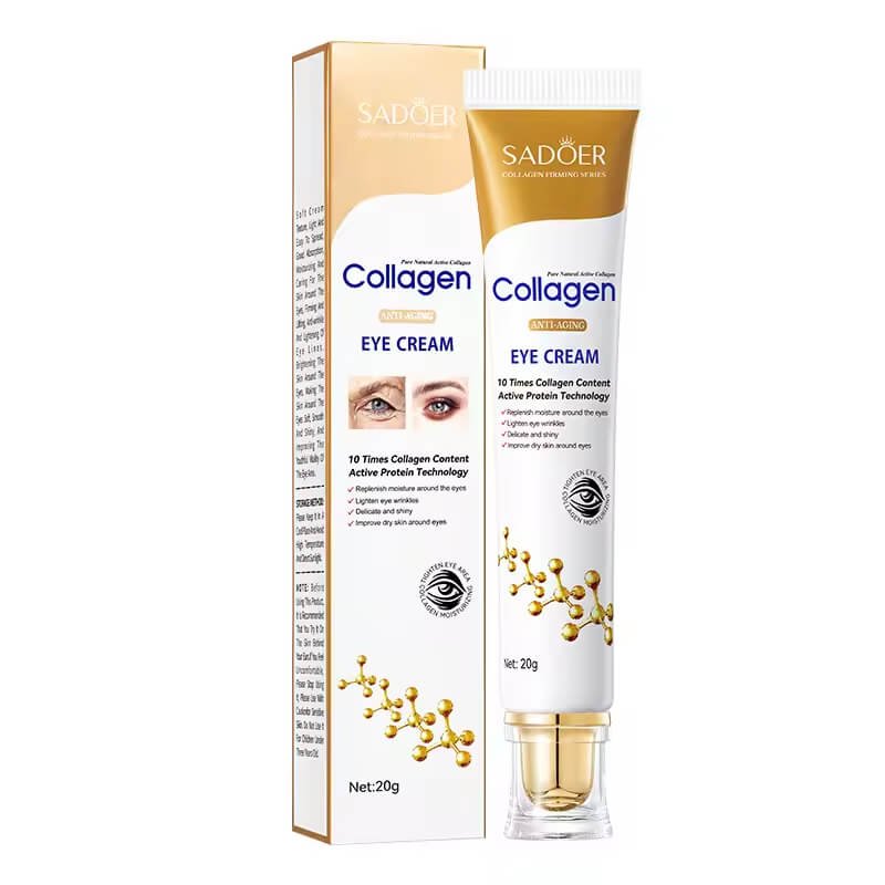 SADOER Collagen Anti-Wrinkle Roll-On Eye Cream 20g (3) SADOER Collagen Anti-Wrinkle Roll-On Eye Cream 20g - Image 1