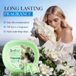 SADOER Camellia Scented 4D Cleaning Laundry Detergent Pods 12g x 36pcs - Image 3