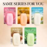 SADOER Honey Milk Moisturizing Cleansing Soap 100g - Image 6