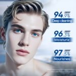 SADOER Men's Moisturizing and Refreshing Oil-Control Three-Piece Set  100g+120ml+120ml - Image 6