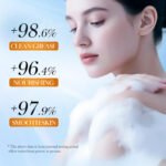 SADOER Nourishing Coconut Oil Scented Soap 100g (Includes Foaming Net) - Image 5