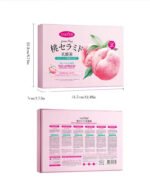 SADOER Peach Probiotic Moisturizing 6-Piece Set (100g + 100ml + 20g + 30ml + 100ml + 50g) - Image 6
