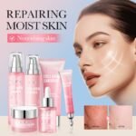SADOER Sakura Collagen Moisturizing Travel Set  6-piece pack (30g + 10g + 10ml + 30ml * 2 + 15g) - Image 3
