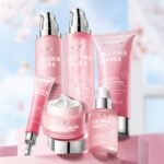 SADOER Sakura Collagen Moisturizing Travel Set  6-piece pack (30g + 10g + 10ml + 30ml * 2 + 15g)
