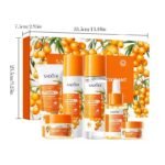 SADOER Sea Buckthorn Vitamin C Antioxidant Soothing Six-Piece Set (Foreign Language Edition) 100g+120ml+30g+30ml+120ml+80g - Image 7