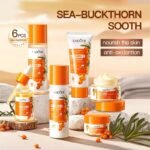 SADOER Sea Buckthorn Vitamin C Antioxidant Soothing Six-Piece Set (Foreign Language Edition) 100g+120ml+30g+30ml+120ml+80g - Image 2