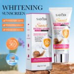 SADOER Snail Recombinant Collagen Whitening and Moisturizing Sunscreen SPF50+ PA+++ 60g