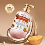 SADOER Sweet Almond Brightening and Moisturizing Body Lotion 500ml - Image 3