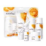 SADOER Vitamin C Brightening & Whitening Travel Set – 30g + 30ml + 30ml + 10ml + 15g - Image 6