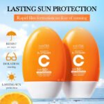 SADOER Vitamin C Moisturizing & Radiance Sunscreen SPF50+ PA + 50ml - Image 6